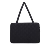 Aesthetic Quilted Computer Bag for Women Padded with Handle | Quilted Laptop Carrier 13-15 Inch Laptop Tote Bag Universal Lightweight Sleeve for Work and Shopping