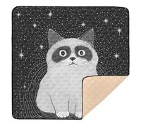 Aesthetic Ragdoll Cat Large Sturdy Baby Gym & Activity Mat for Floor Portable Travel Play Mat for Babies Infants Toddlers, 50'' x 50''