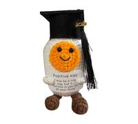 Aesthetic Room Decor Inspirational for Women Figurine Little Reminders Emotional Cheer Support Doctor Egg Ornaments for Her Him Men Friend Coworker Student Graduation Decoration 1pc