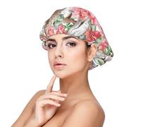 aesthetic roses goat skull Silk Bonnet for Sleeping Women Men - Adjust Satin Bonnet for Sleeping, Soft Comfrt Hair Bonnet for Sleeping