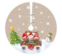 Aesthetic Soft Fabric 90CM Xmas Base Cover to Create a Beautiful Holiday Ambiance at Home (B)