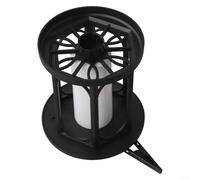 Aesthetic Solar Powered Lantern with Unique Flame Design Provides Long Lasting Illumination Outdoors
