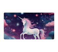 Aesthetic Starry Unicorn-1357 Cushioned Kitchen Runner Rug Mat Stain Resistant, Easy Wipe Clean for House Sink Office,15.7"x29.5"in