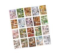 Aesthetic Sticker Scrapbooking Die-Cut Book Retro Stationery Japanese Styles Decorative Die-Cut Book Japanese Styles for Laptop