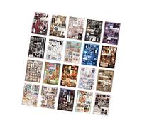 Aesthetic Sticker Scrapbooking Die-Cut Book Retro Stationery Japanese Styles Decorative Die-Cut Book Japanese Styles for Laptop