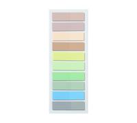 Aesthetic Sticky Note Memos Pad Translucence, Vanilla Vibrancy