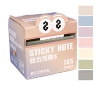 Aesthetic Sticky Notes Set | Cartoon Self-Stick Pulled Out Sticky Pads | School Stationery Accessory, Party Favor for Teens Youth Girls Boys Men Family Coworkers Friends Son Daughter