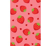 Aesthetic strawberry notebook: Cute aesthetic book Perfect for Note-Taking, Planning, Journaling, Writing & Organization