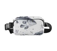 Aesthetic Sunflower Star White Waist Pack Crossbody Passport Bag Sling Women Chest Bags Fanny Packs for Workout, Color14, One Size