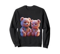 “Aesthetic teddy bear couple sitting Unisex Design For Tee Sweatshirt