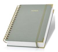 Aesthetic Thick Spiral Notebook Journal For Women in B5 Format - Modern Linen Hardcover College Ruled Note Book With 300 Lined Pages - Perfect For Writing And Staying Organized at Work or School