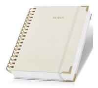 Aesthetic Thick Spiral Notebook Journal For Women in B5 Format - Modern Linen Hardcover College Ruled Note Book With 300 Lined Pages - Perfect For Writing And Staying Organized at Work or School