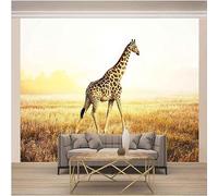 Aesthetic Three Dimensional Grassland Animal Giraffe 3D Wallpaper Luxury Home Dining Decor Paste Sofa Living Room The Wall for Bedroom Mural-350cm×256cm