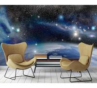 Aesthetic Three Dimensional Starry Sky Planet Art 3D Wallpaper Luxury Home Dining Decor Paste Sofa Living Room The Wall for Bedroom Mural-300cm×210cm