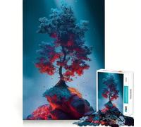 Aesthetic Tree Jigsaw Puzzles for Teenagers 1000 Piece Home Fun Quality Print Family Fun Art Work (38x26cm)