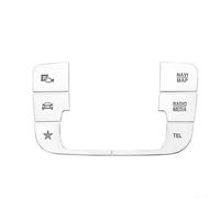 Aesthetic Upgrade Center Console Media Mouse Button Decorative Trim Stickers for Mercedes EQB EQA A B CLA GLE GLS Choose from Packs of Six or Eight (Style A 6Pcs)