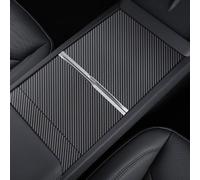Aesthetic Upgrade Center Console Sticker Tailored for the Modern For Tesla Driver (Carbon Fiber Black)