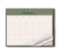 Aesthetic Wall Calendar 2025-2026, 18 Monthly Calendar with 12 Colors From July 2025 to December 2026, 11" x 14" Modern Wall Hanging Calendar for School, Home, Office for Monthly Organizing & Planning