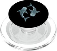 Aesthetic Whale Shark - Gentle Ocean Giant Art PopSockets PopGrip for MagSafe
