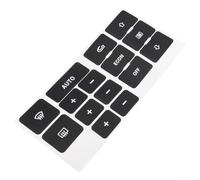 Aesthetic yet Practical Replacement Stickers for A6 C5 AC Dashboard Buttons, Improved Control Cell Performance