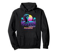 Aesthetically Pleasing Vaporwave Roman Statue Sunset Pullover Hoodie