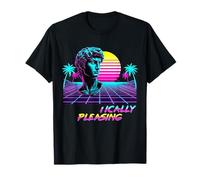 Aesthetically Pleasing Vaporwave Roman Statue Sunset T-Shirt