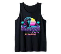 Aesthetically Pleasing Vaporwave Roman Statue Sunset Tank Top