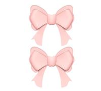 Aesthetics Clip - Helmet Attachment Accessories, 1 Pair of Helmet Decoration with Silicone Bow - For Playing Travel, School, Women, Girls, Teens and AX