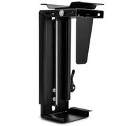 Aestic Under Desk PC Holder Mount - Adjustable 360 Degrees Swivel CPU Tower Black Steel Bracket, Heavy-Duty Computer Support for Sit Stand Desk - with Mounting Hardware and Cable Management Sleeve