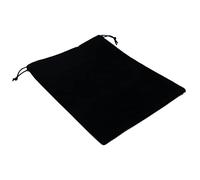 Aestivate 8 Pack Large Velvet Drawstring Pouch, Velvet Bag 8×10 Inch Storage Bag Cosmetics Pouches Dust Bag 8 Pieces(Black)