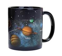 Aestm Cups Colour Changing Coffee Mug Drinking Cup Gifts Solar System Ceramic Heat Sensitive Mug Thermal Effect Coffee Cup 330 ml Starry Sky