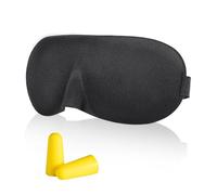 Aestustheri Sleep Mask - Ultra-Soft Blackout Eye Mask with Adjustable Strap - Ideal for Travel & Daily Use, Gentle on Lashes & Eyes