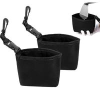 AESZITTEW Golf Ball Cleaning Bag Golf Club Scrub Bag, Cleaner Pouch Golf Ball Washer Pocket Wipe Cleaning Bag,Golf Club Cleaning Bag Detachable Washer Bag for Grooves