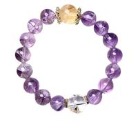 AESZITTEW Healing Crystal Bracelets Natural Women Anxiety Beaded Bracelet Men Bracelet Jewellery 8mm-10mm (#5)