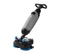 AETEREOS 17" Commercial Floor Scrubber Machine, Floor Machine, With 17" Cleaning Width, Rotary Double Brushes 360° Rotating Head Cleaning Capacity 13000 Sqft/H Grey-110V