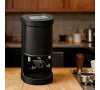 AETEREOS Automatic Coffee Tamper Machine,11-66LBS Adjustable Coffee Tamper, Professional-grade 58mm electric tamper,Barista Espresso Tamper, Espresso Automatic Tampers Black-Threaded