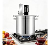AETEREOS Automatic Food Mixer, with 4 Blade Stirring Scraper, Adjustable Stirring Speed, for Making Jam, Sauce, Filling, Hot Pot Seasoning Bottom Soup, Sauce 40L