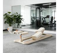 AETEREOS Spinal Support : Twist Stretch Machine & Ab Toner w/Digital Counter - Home Waist Trimmer Leg Flexibility Trainer, Spine Twist and Stretch Trainer Beige