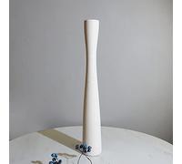 AETERNI 20‘’ Tall Slender Floor Vase - Ceramic Flower Vase - White Vase for Decorative Branches and Dried Flowers,Minimalist Vase for Home Décor,Fireplace,Bedroom,Kitchen,Centerpieces,Office Desk