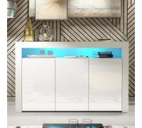 Aether 155cm Sideboard LED - White Gloss Doors