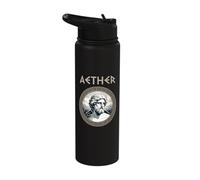 Aether Ancient Gr od of Light and Primordial Heavens Stainless Steel Insulated Water Bottle