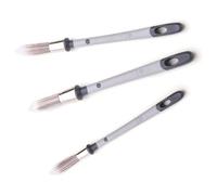 Aetherion 3Pcs Small Paint Brush, Paint Brushes for Walls, Touch Up, Baseboards, Paint Brush for House Wall Corners Easy to Use Grey