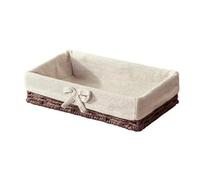Aetherion Bread Plate Paper Rope Basket Woven Storage Basket for Pastries, Lunch, Appetizer, Breakfast