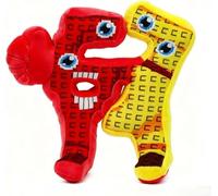 AETHYLC Steal a Brainrot plush, cute Italian toy Tralalero plush, fun stuffed animal gift for fans, perfect soft plush toy decoration and collection (Elephant) (Red-3)