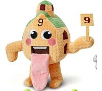 AETHYLC Steal a Brainrot plush, cute Italian toy Tralalero plush, fun stuffed animal gift for fans, perfect soft plush toy decoration and collection (Elephant) (Brown)