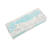 AETHYLC Vintage Metal Jewelry Box Peacock Pattern Zinc Alloy Rectangular Trinket Storage Organizer Box