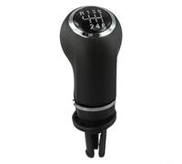 Aetluxery 5/6 Speed Manual Gear Shifter Knob for Corsa D 2006-2014 and Adam 2012-2019, Black Silver Plastic Metal Replacement Shift Knob(6speed)