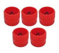 Aetluxery 5pcs Inner and Outer Reamer Tubing Chamfer Tool with Hardened Alloy Steel Blade, 5 to 38mm Pipe Copper Deburring Tool for Metal and Plastic Tubes, Clockwise or