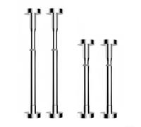 Aetluxery Adjustable Plastic Kitchen Sink Support Legs For Stable Undermount Sink Installation, 27Mm Tube Diameter, Fits 30-50cm & 50-80cm Heights, 2 Pcs(50-80CM White)