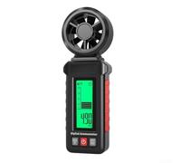 Aetluxery Digital Anemometer Eight-Blade Sensor, Airflow Meter 0.7 To 30 M/s, Six Unit Conversion, Backlight Display, Peak Hold For Windsurfing Sailing Surfing